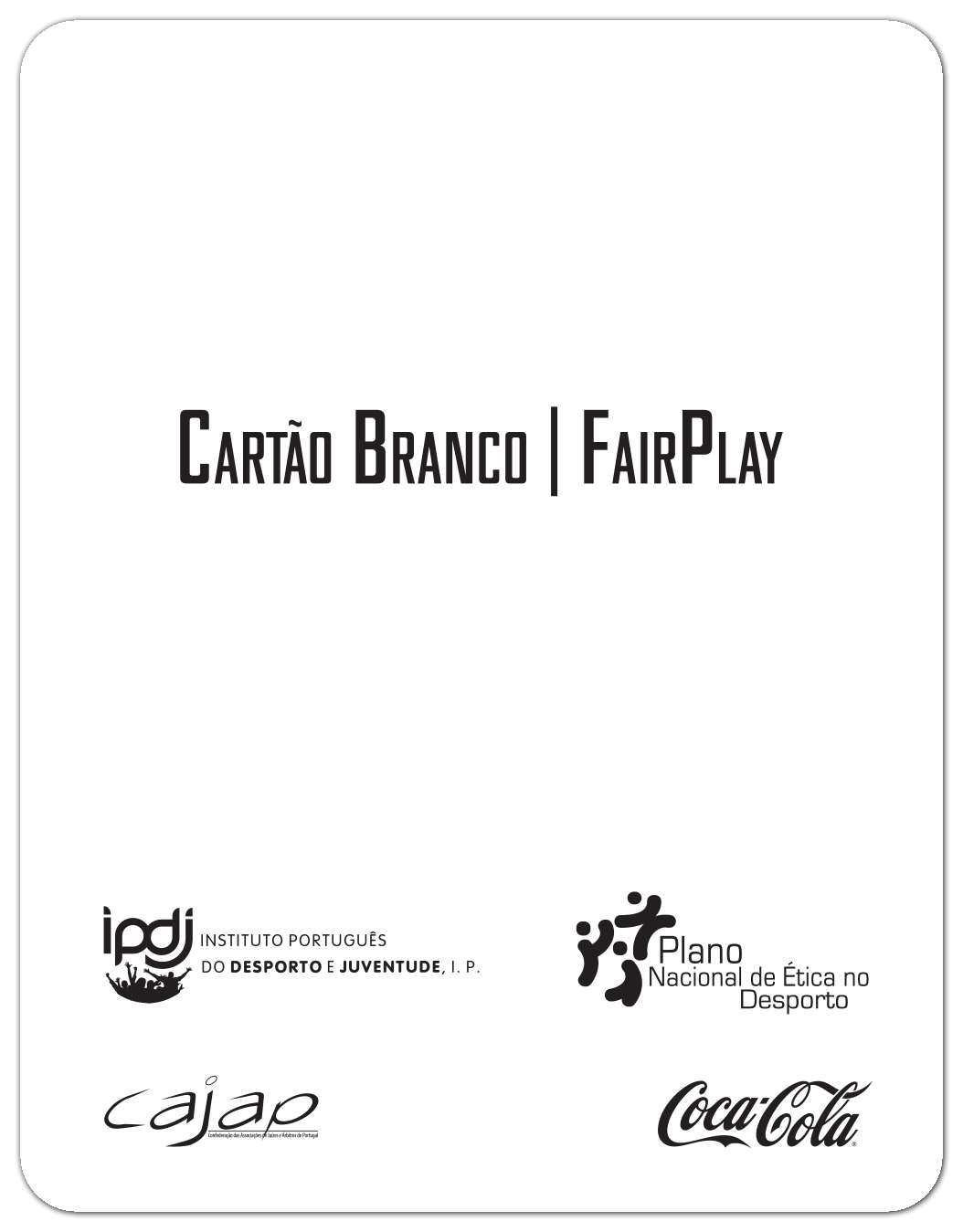 Cartão Branco - Fair Play