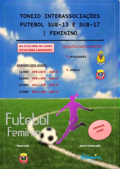 Torneio Interassociações "25 de Abril" em Futebol Feminino