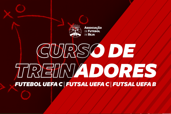 Pré-Inscrições: Curso de Treinadores de Futebol e Futsal