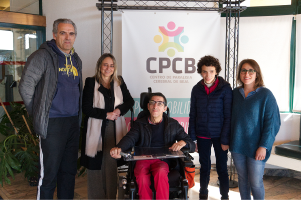 Associação de Futebol de Beja e Acácio Santos apoiam Centro de Paralisia Cerebral de Beja
