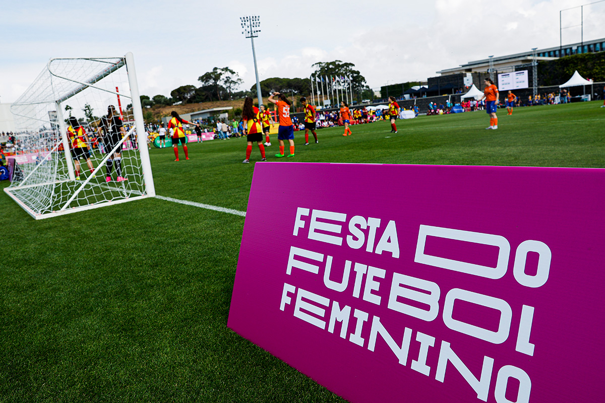 Equipas do Distrito estiveram no grande dia da Festa do Futebol Feminino