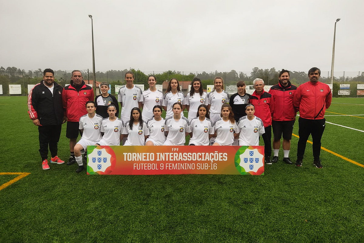 Seleção Distrital Feminina de Futebol Sub-16 fecha Interassociações na quarta posição da Liga Prata