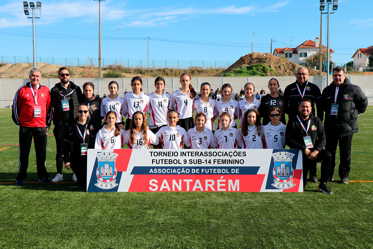 Seleção Distrital qualificada para Liga Bronze do Interassociações de Futebol Feminino Sub-14