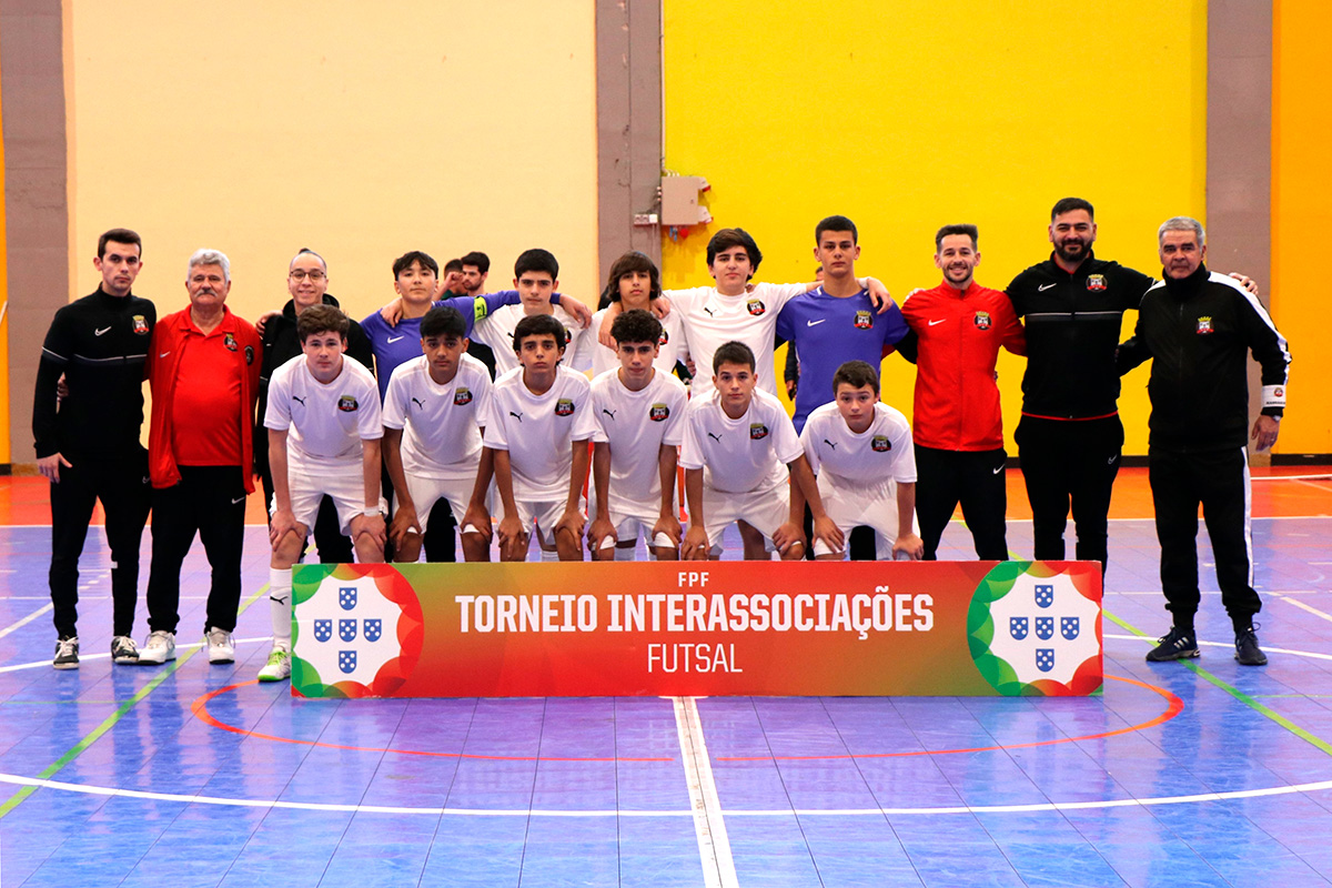 Seleção Distrital Masculina de Futsal Sub-15 mostra boa evolução no Interassociações